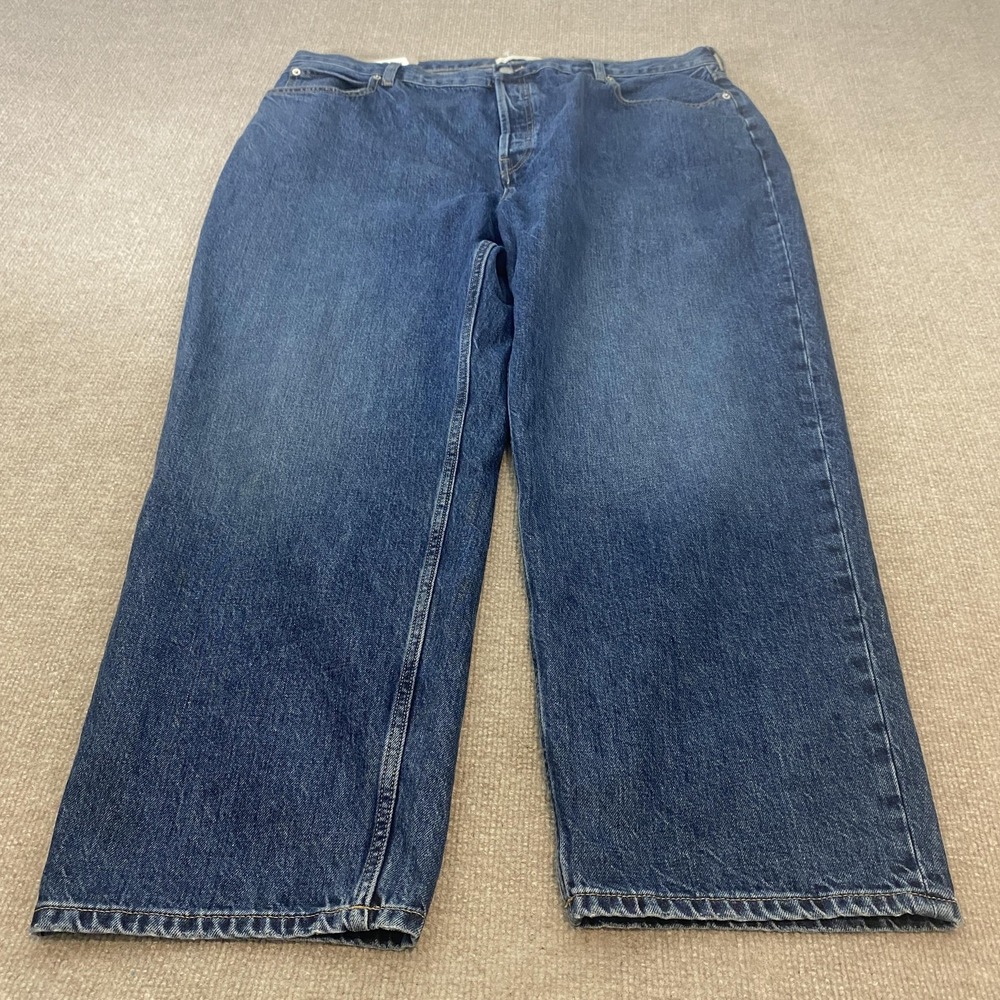 Everlane 90s Way High Straight Jeans Womens 35 Regular Med Wash Blue‎ Denim